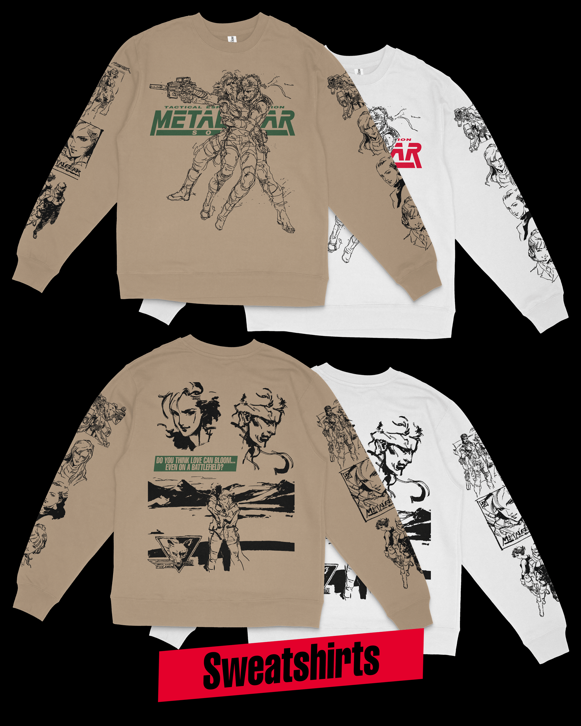 Metal Gear Sweatshirt | NERVOUS DESIGNS